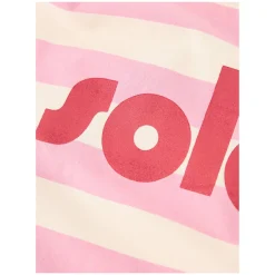 Gestreiftes T-Shirt 'Soleil' Pink