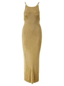 Glitzerndes Maxikleid 'Nox' Gold