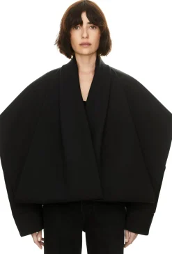 Godet-Jacke 'La Meunier' Schwarz