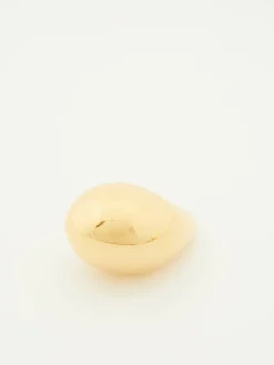 Große Drop Ohrringe Gold