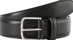 Gürtel aus Leder Schwarz