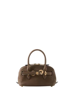 Handtasche 'Aventure' aus Nappa Leder Dunkelbraun