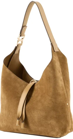 Handtasche 'Marcie Hobo Small' Gold Khaki