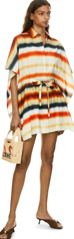 Handtasche Paula’s Ibiza ‘Font Tote Shrimp Mini’ Natural/Orange