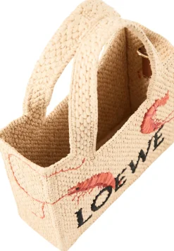 Handtasche Paula’s Ibiza ‘Font Tote Shrimp Mini’ Natural/Orange