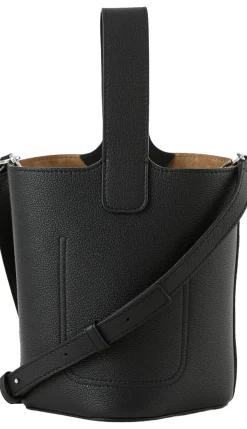 Handtasche 'Pebble Bucket Mini' Schwarz