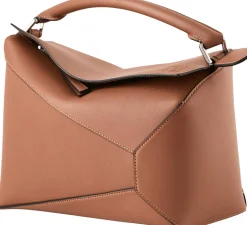 Handtasche 'Puzzle Edge Medium' Tan