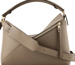 Handtasche 'Puzzle Edge Medium' Taupe