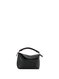 Handtasche 'Puzzle Edge Mini' Schwarz