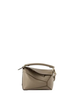 Handtasche 'Puzzle Edge Mini' Taupe
