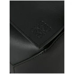 Handtasche 'Puzzle Edge Small' Schwarz