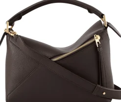 Handtasche 'Puzzle Edge Small' Dark Brownie