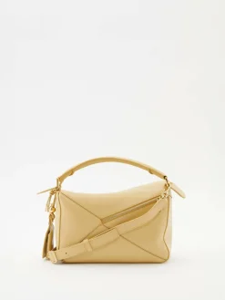 Handtasche 'Puzzle Featherlight' Dark Butter