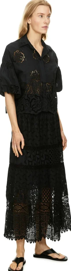 Hemdbluse 'Mentha' Schwarz