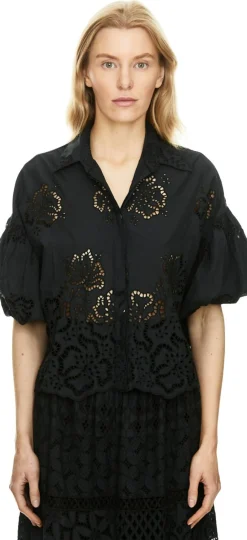 Hemdbluse 'Mentha' Schwarz