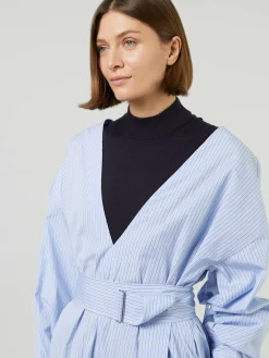 Hemdblusenkleid Blau