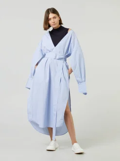 Hemdblusenkleid Blau