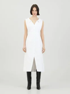 Hemdblusenkleid Weiß
