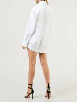 Hemdblusenkleid Weiß