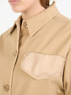 Hemdjacke 'Perfect Match' Beige