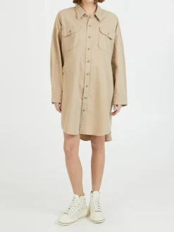 Hemdkleid Beige