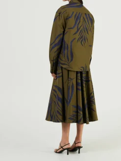 Hemd 'Tamba' Avocado/Navy
