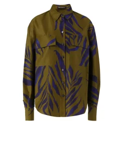 Hemd 'Tamba' Avocado/Navy