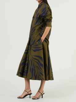 Hemd 'Tamba' Avocado/Navy