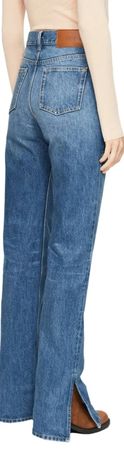 High-Rise Bootcut-Jeans Faded Indigo