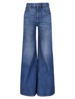 High-Rise Bootcut-Jeans Hazy Blue