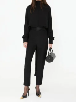 High-Rise-Hose 'Lenro' Schwarz