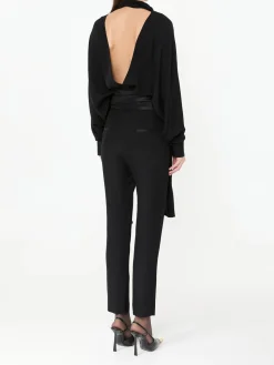 High-Rise-Hose 'Lenro' Schwarz