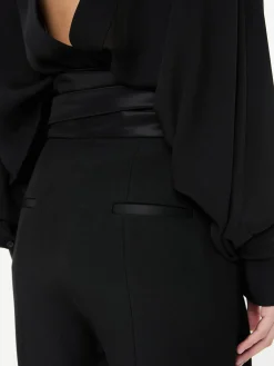 High-Rise-Hose 'Lenro' Schwarz