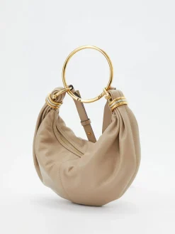 Hobo-Tasche 'Bracelet Small' Boyish Brown