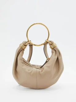 Hobo-Tasche 'Bracelet Small' Boyish Brown