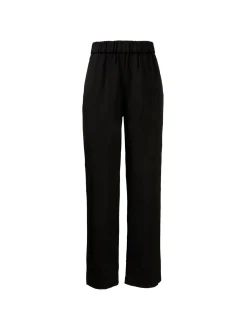 Hose aus Viskose Schwarz