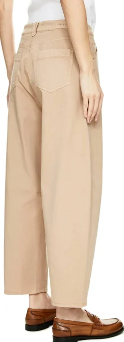 Hose 'Mickie' mit O-Shape Taupe 