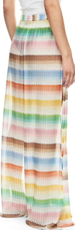 Hose mit Dégradé-Zickzackmuster Multi