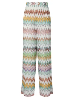 Hose mit Dégradé-Zickzack-Muster Multi