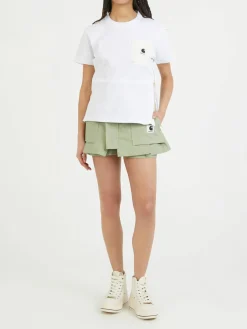 Hosenrock im Utility-Look 'Sacai x Carhartt' Khaki