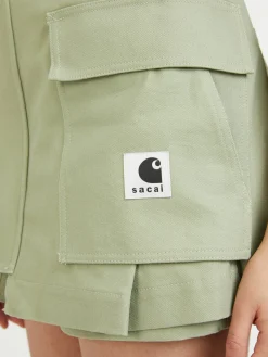 Hosenrock im Utility-Look 'Sacai x Carhartt' Khaki