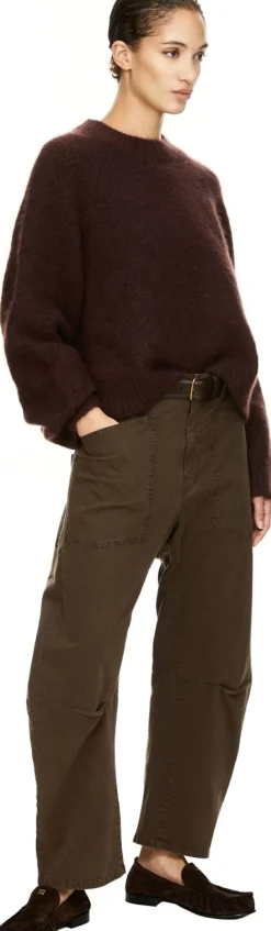 Hose 'Shon' Dunkelbraun