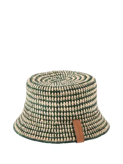 Hut 'Shashika' aus Raffia Grün