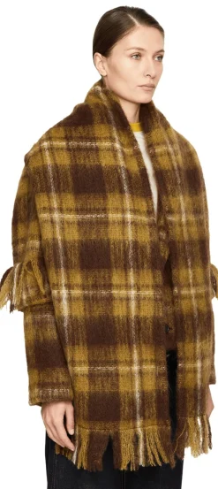 Jacke aus Mohair und Wolle Multi