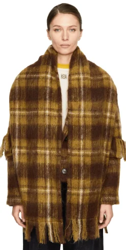 Jacke aus Mohair und Wolle Multi