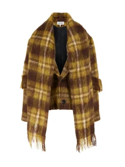 Jacke aus Mohair und Wolle Multi