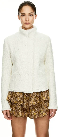 Jacke 'Graziae' aus Tweed Crème