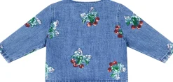 Jacke 'Magot' mit Pailletten Blau