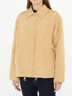 Jacke mit abnehmbarem Tuch Gold