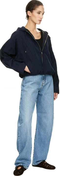 Jacke mit Kapuze aus Radzimir Marineblau